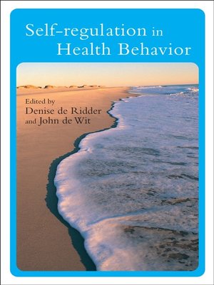 cover image of Self-Regulation in Health Behavior
